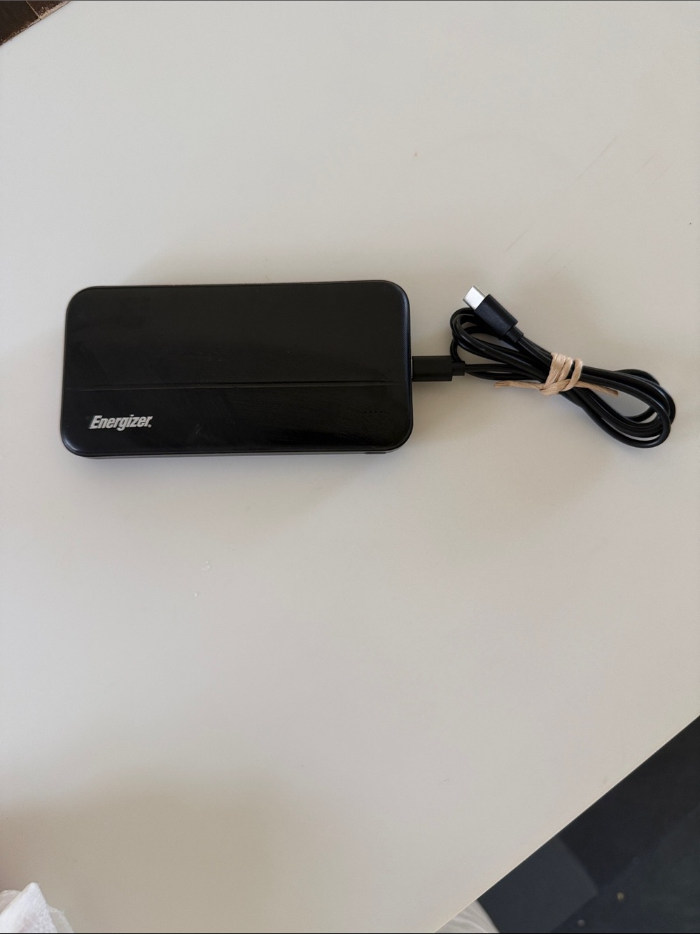 Energizer Black USB-C Portable Charger Power Bank